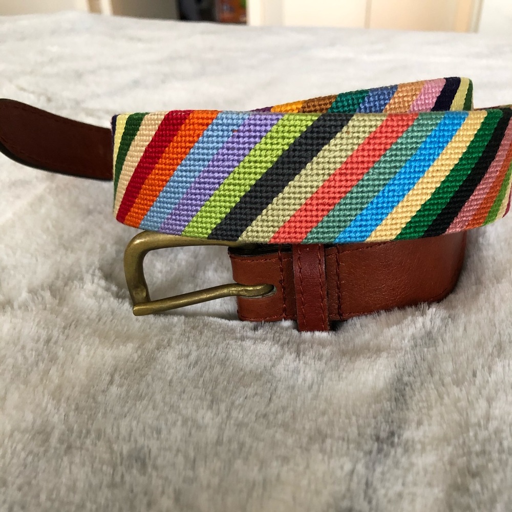 Smathers and Branson Multicolor Belt Sz 36